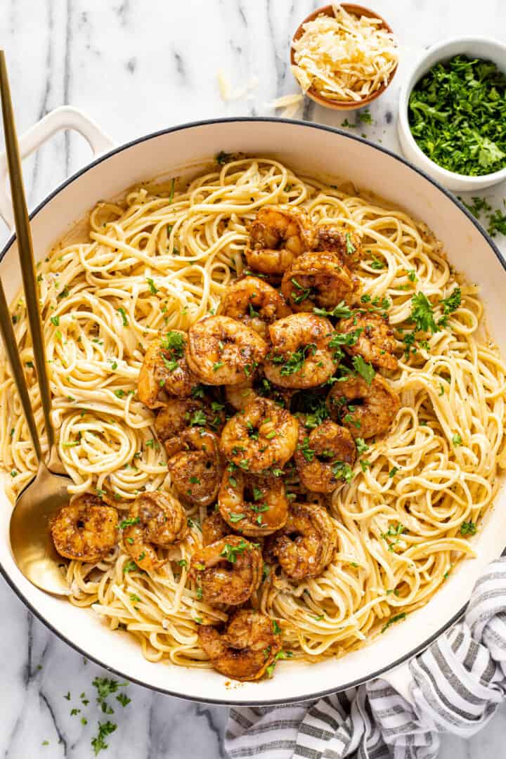 Easy 15Minute Creamy Cajun Shrimp Pasta Midwest Foodie