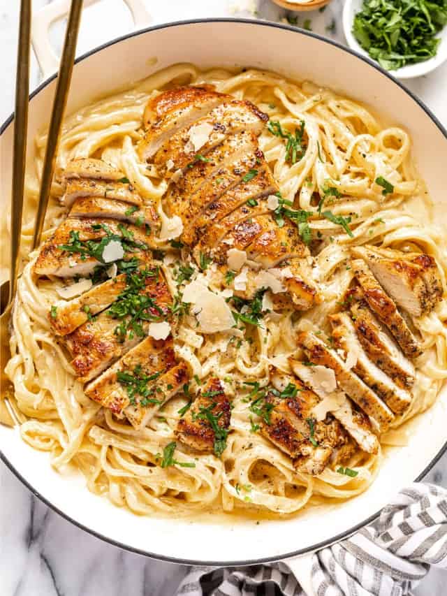 How to Make Chicken Alfredo - Midwest Foodie