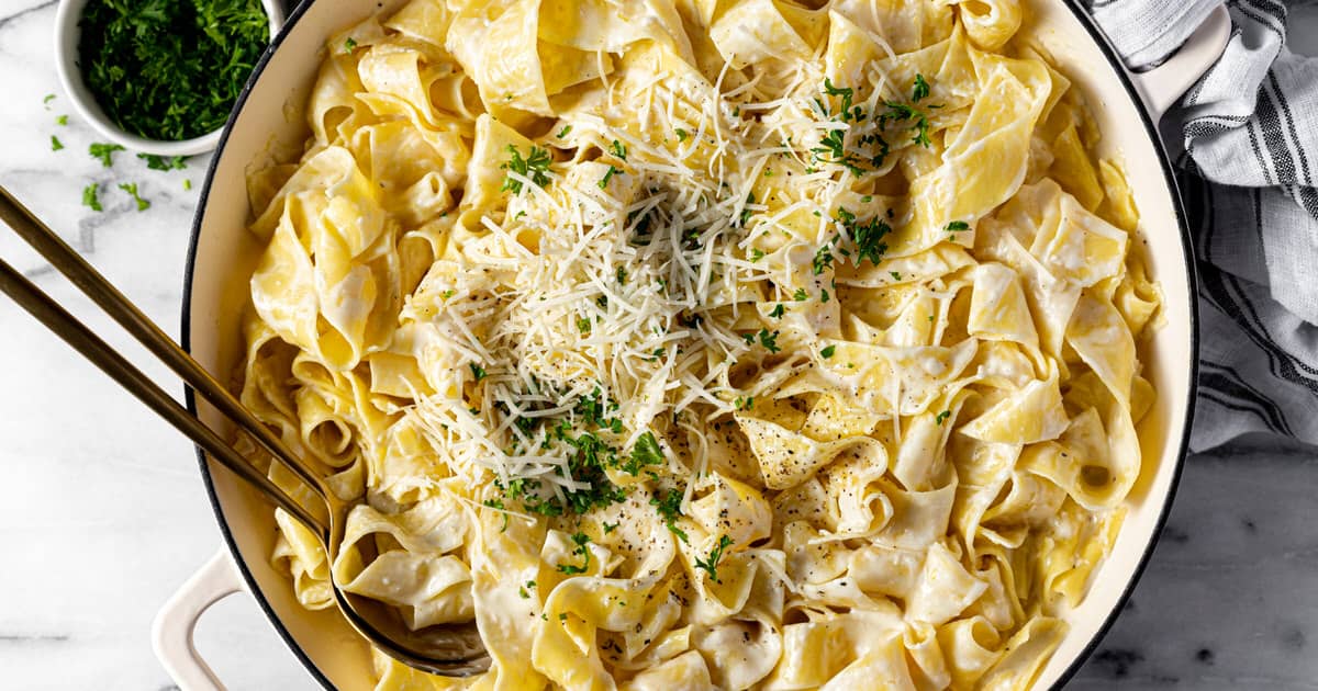 20-Minute Creamy Lemon Pasta - Midwest Foodie