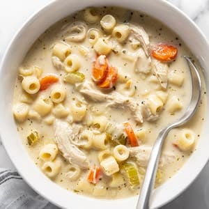 One Pot Creamy Chicken Soup Recipe - Midwest Foodie