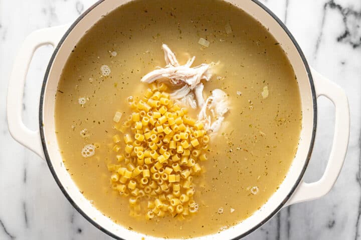 One Pot Creamy Chicken Soup Recipe - Midwest Foodie
