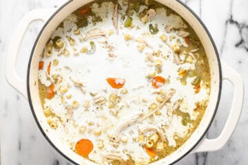 One Pot Creamy Chicken Soup Recipe - Midwest Foodie