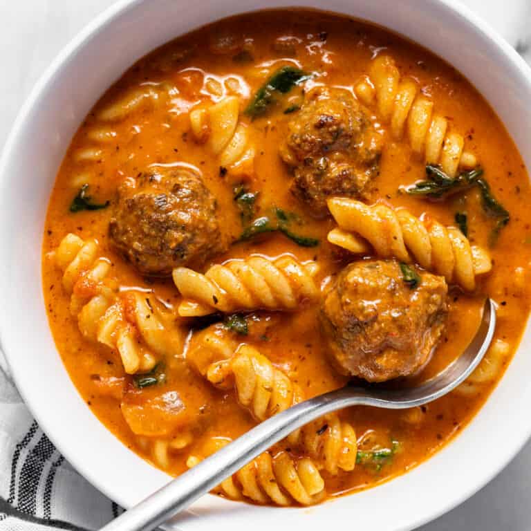 Creamy Italian Meatball Soup Recipe