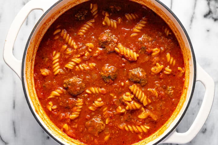 Creamy Italian Meatball Soup Recipe - Midwest Foodie