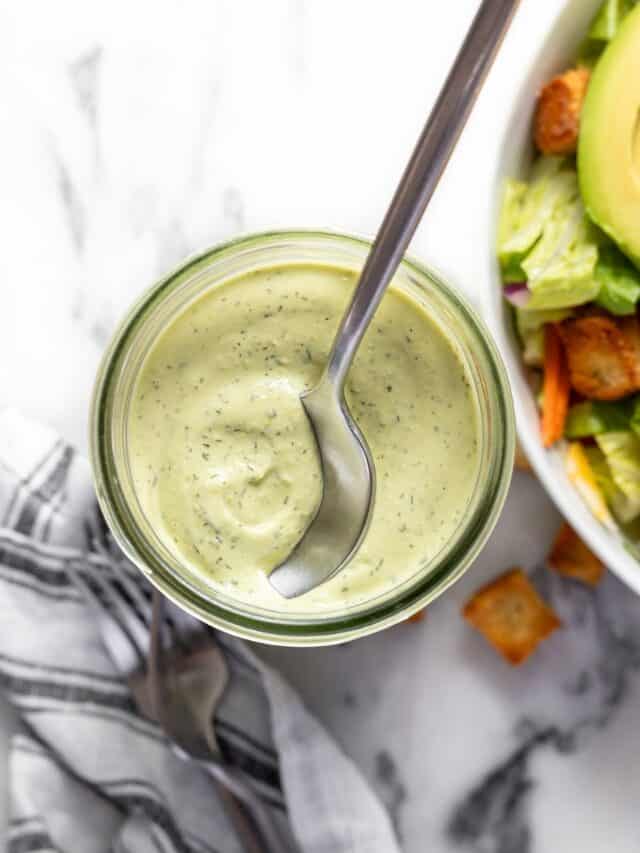 How to Make Avocado Lime Ranch Dressing