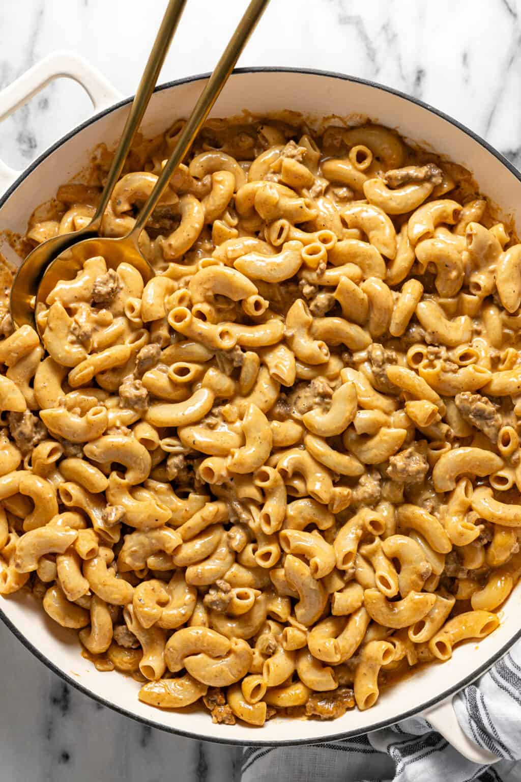 One pot homemade hamburger helper midwest foodie