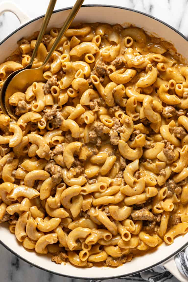 One Pot Homemade Hamburger Helper - Midwest Foodie