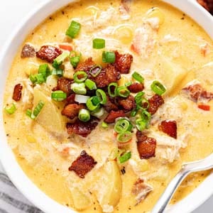 Easy One Pot Chicken Corn Chowder - Midwest Foodie