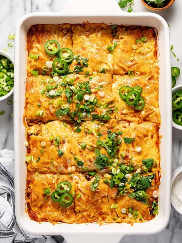 How to Make Chicken Enchilada Casserole