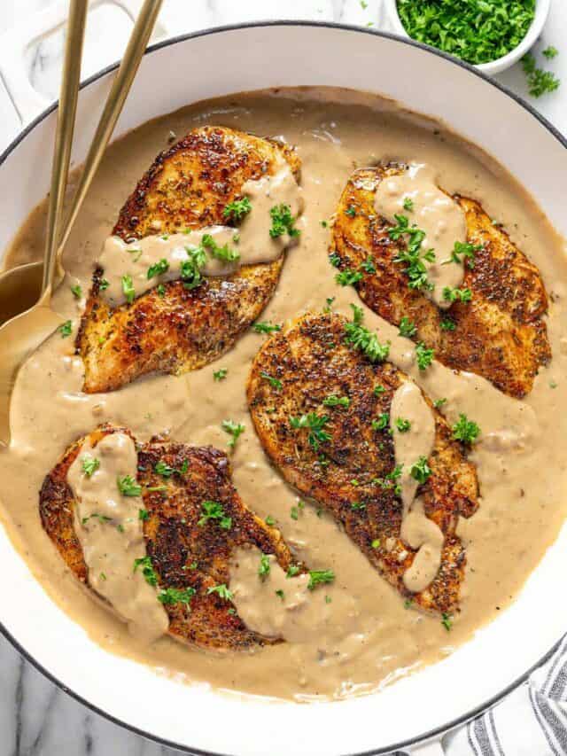 How to Make Skillet Chicken with Cream of Mushroom Soup