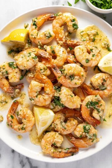 Easy 10-Minute Garlic Butter Shrimp Recipe - Midwest Foodie