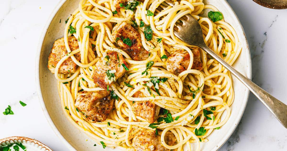 Olive Garden Chicken Scampi Recipe - Midwest Foodie