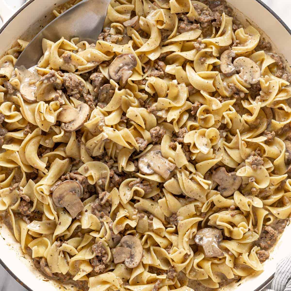 Easy Ground Beef Stroganoff Recipe