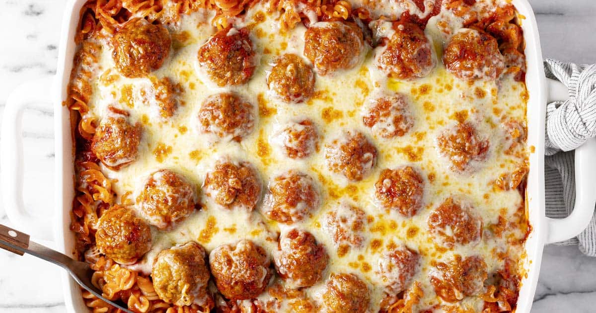 Easy Meatball Casserole