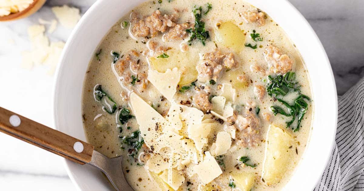 One-Pot Italian Sausage Soup - Midwest Foodie