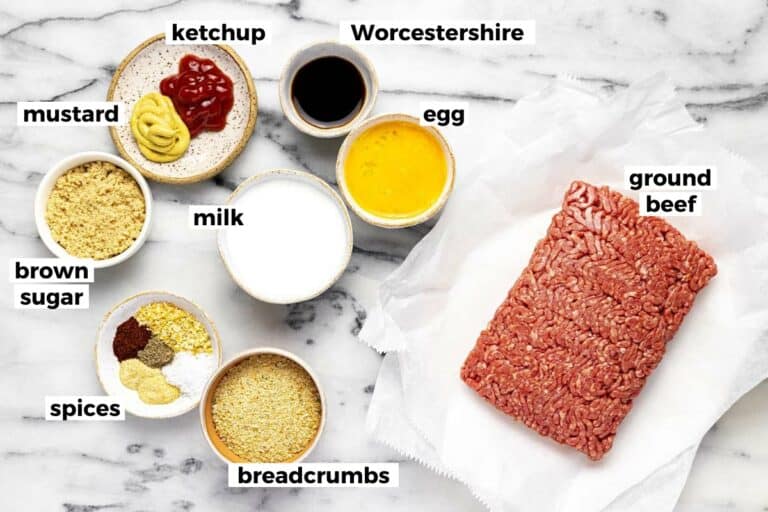 Mini Ingredients The Easiest Mini Meatloaf Recipe - Midwest Foodie