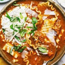 Slow Cooker Lasagna Soup