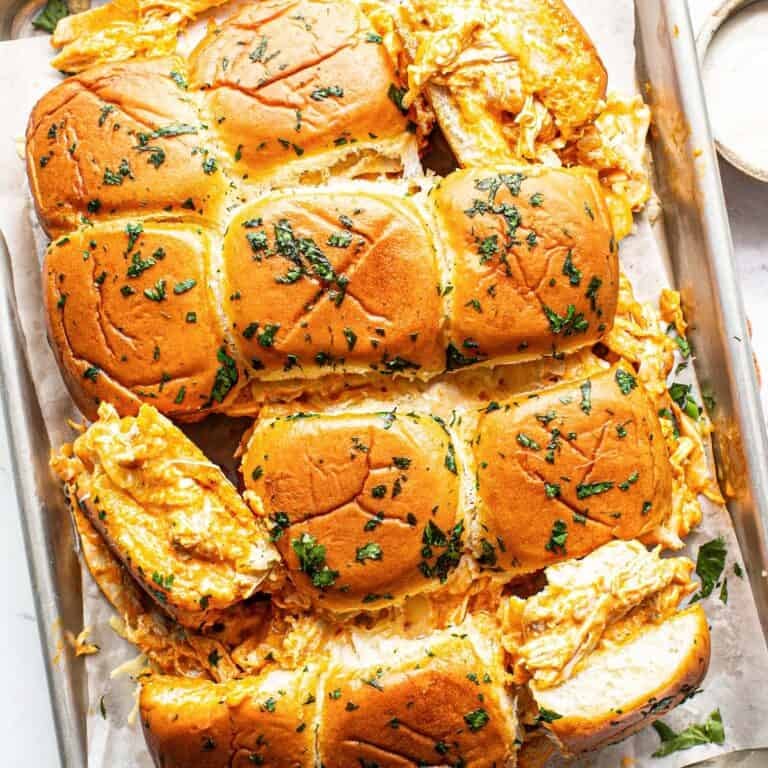 Easy Buffalo Chicken Sliders