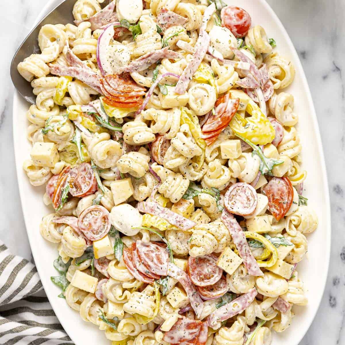 Easy Italian Grinder Pasta Salad