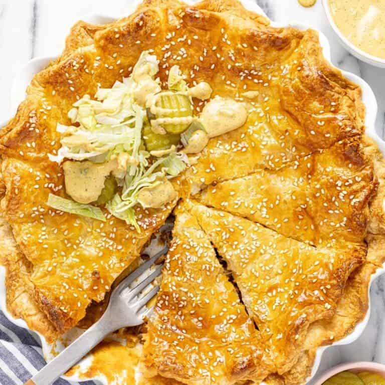 Super Easy Cheeseburger Pie Recipe