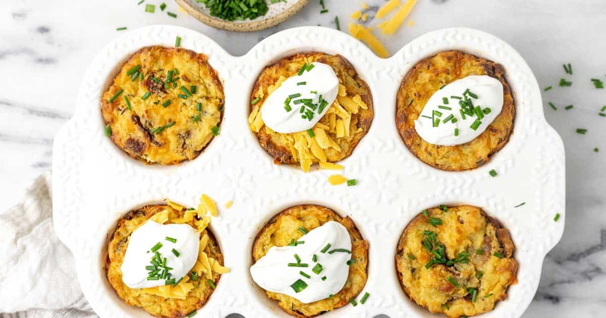Mashed potato muffins.