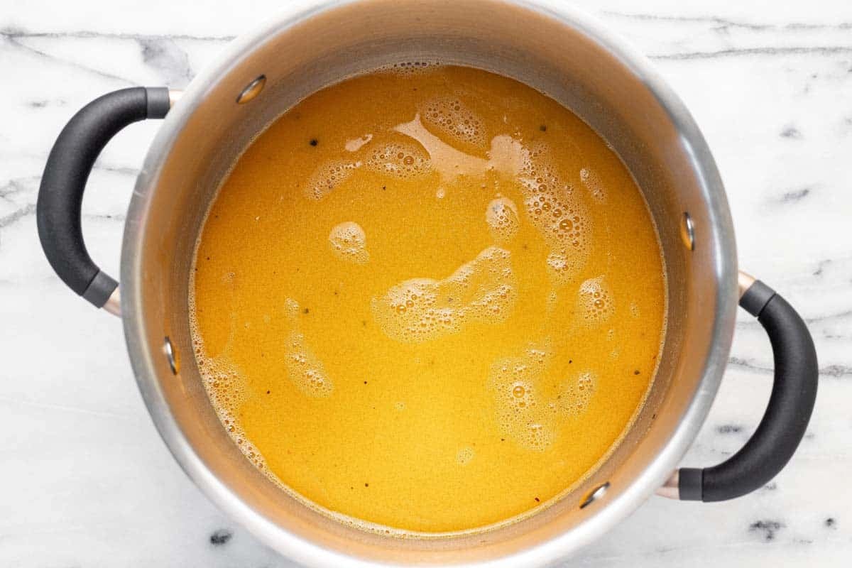 Creamy coconut broth for rice bowls.